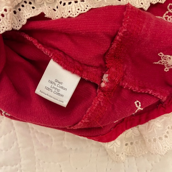 Hanna Andersson Red Corduroy Snowflake Dress - Picture 7 of 12